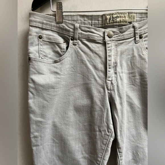 Roots grey denim  capri jeans Sz 30 - Picture 5 of 10